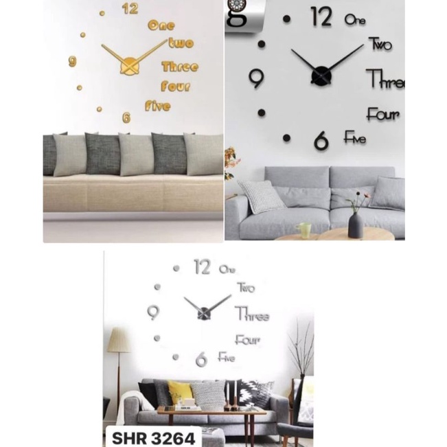 Jumbo DIY Wall Clock / JUMBO DIY Wall Clock Shopee Malaysia