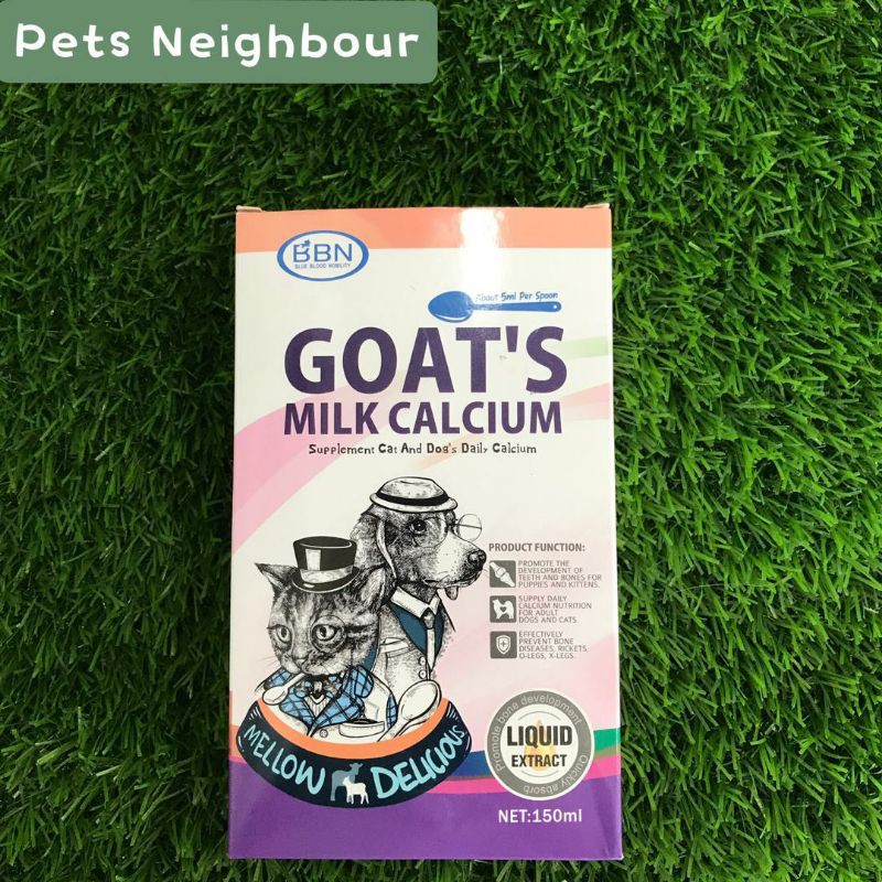 BBN MILK CALCIUM SUPPLEMENT CAT AND DOGS DAILY CALCIUM LIQUID 150ml
