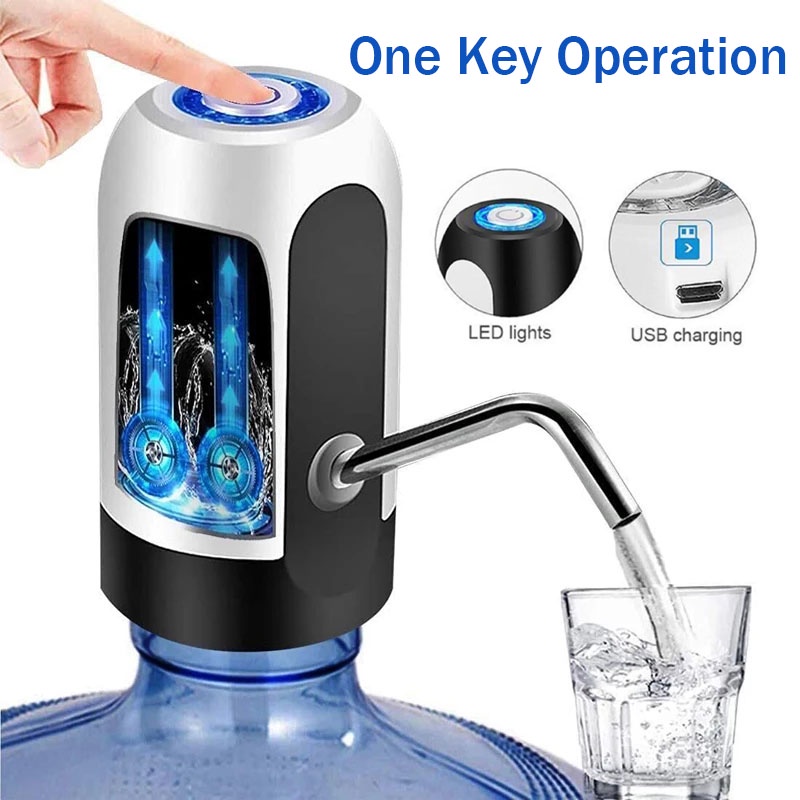 Electric Water Bottle Pump USB Charging Automatic Water Dispenser Pump ...