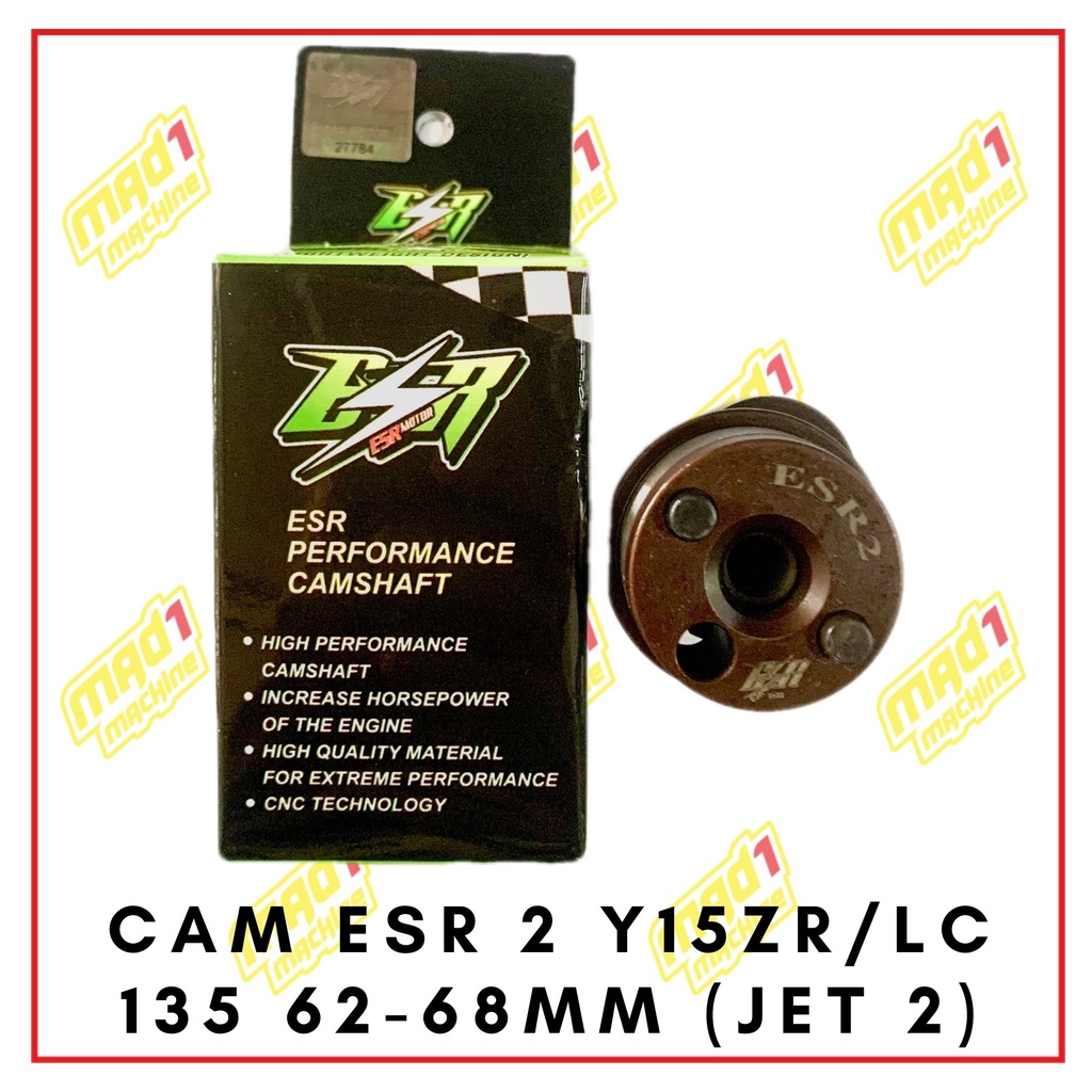 ESR PERFOMANCE CAMSHAFT Y15ZR / LC135 Shopee Malaysia