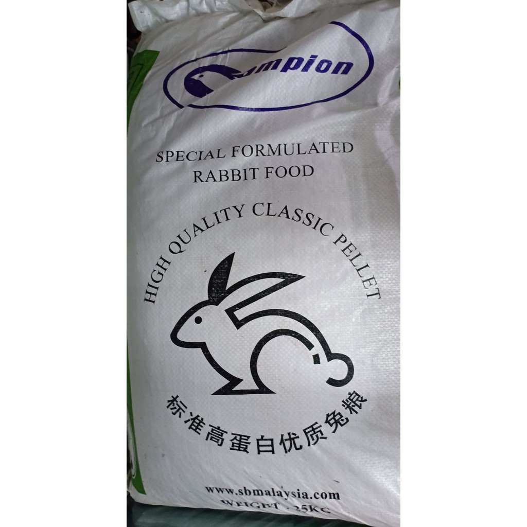 Champion Rabbit Food 25kg | Shopee Malaysia