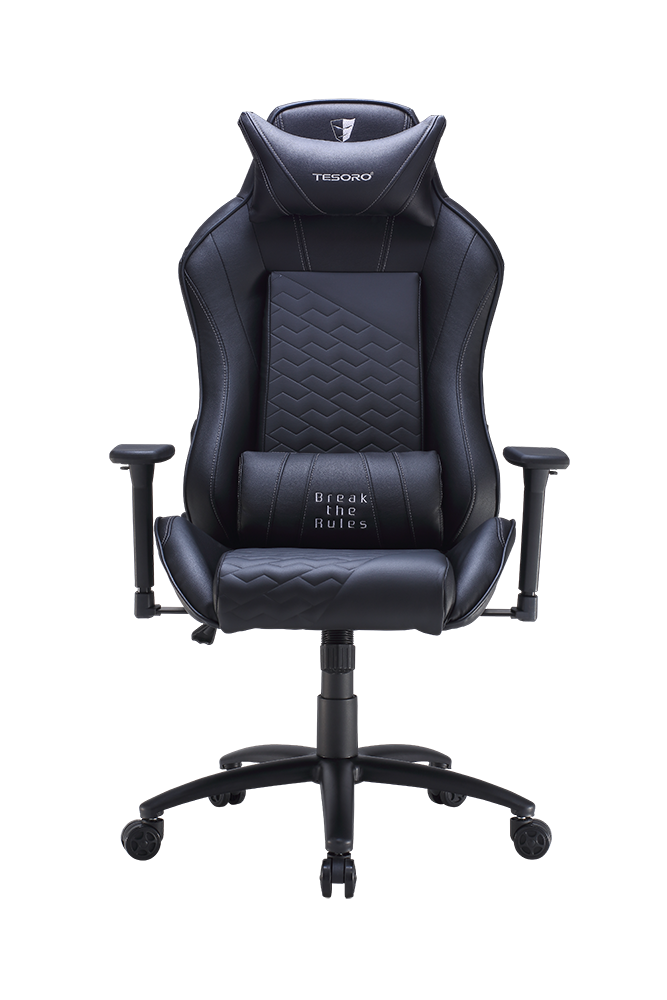 TESORO F710 Zone Balance Gaming Chair Head Lumbar Support Cushion 3D Adjustable Armrests 180 Adjustable Back