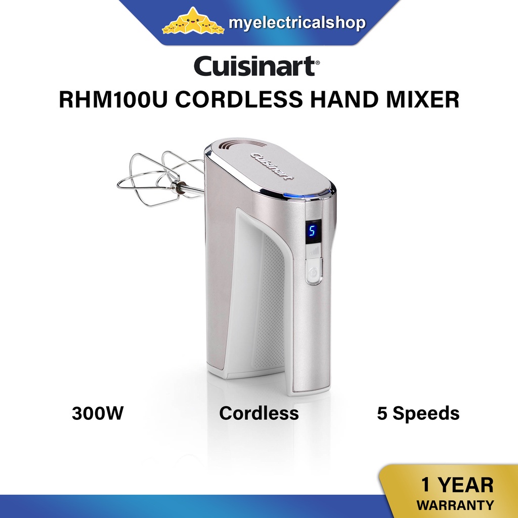 Cuisinart RHM100U Cordless Hand Mixer (Champagne Gold) Wireless Power