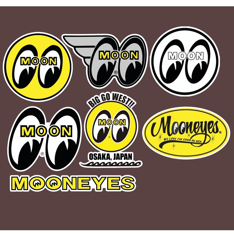 Mooneyes Sticker | Mooneyes Stickers | Brand Sticker | Luggage Sticker ...