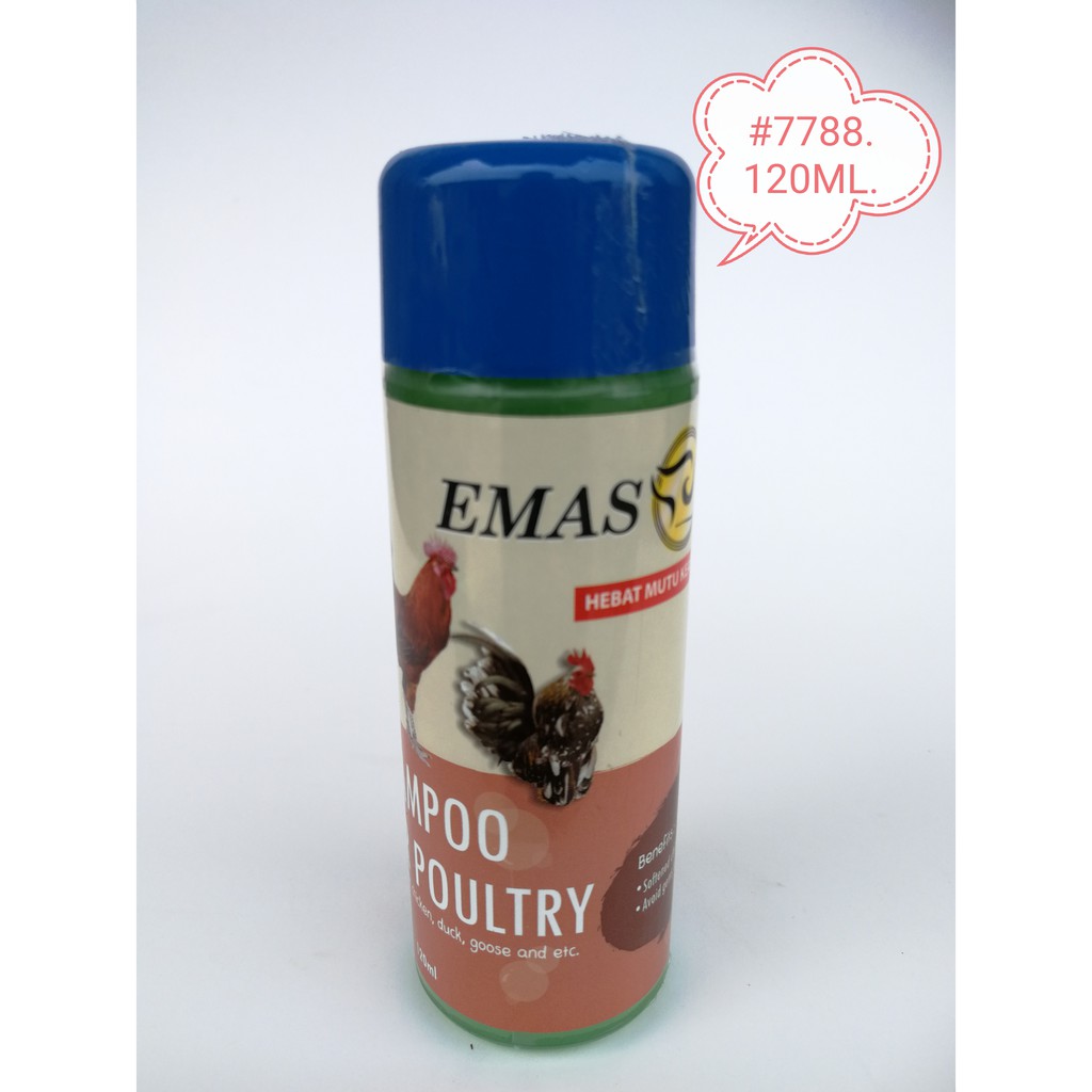 Emas10 Poultry Chicken Bird Duck Goose Shampoo 120ml 7788 Emas 10 Shopee Malaysia 1151