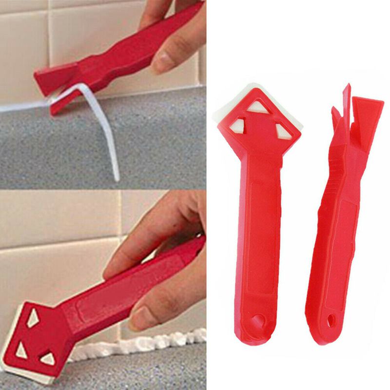 Krachtige 2Pcs Silicone Glass Cement Scraper Tool Caulking Sealant ...