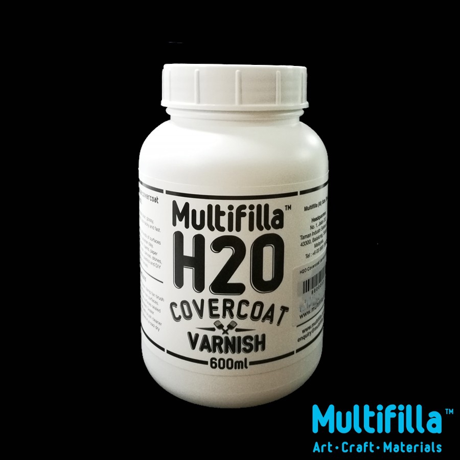 Multifilla H2O Covercoat Varnish Water Resistant Finishing Coating