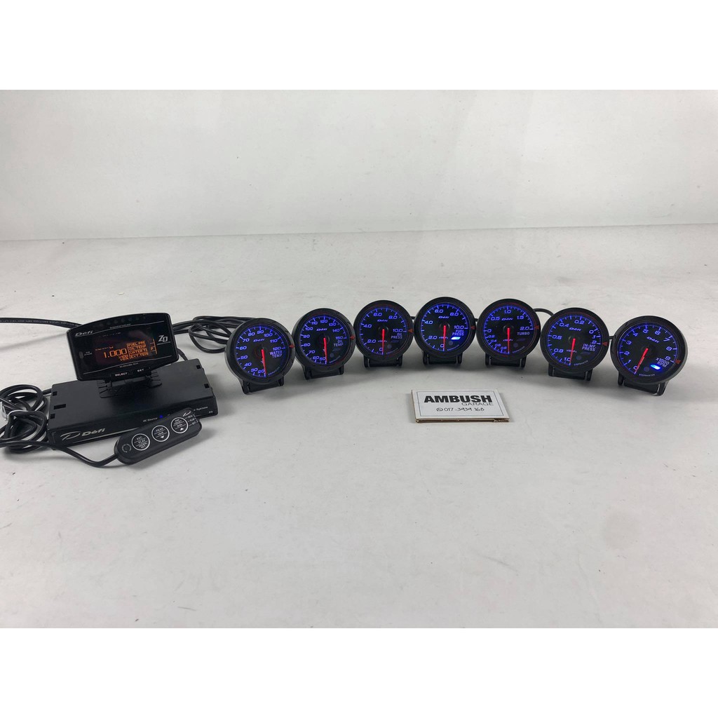 7 Defi Meter 555 Advance CR Black Controller Thailand Universal All Car