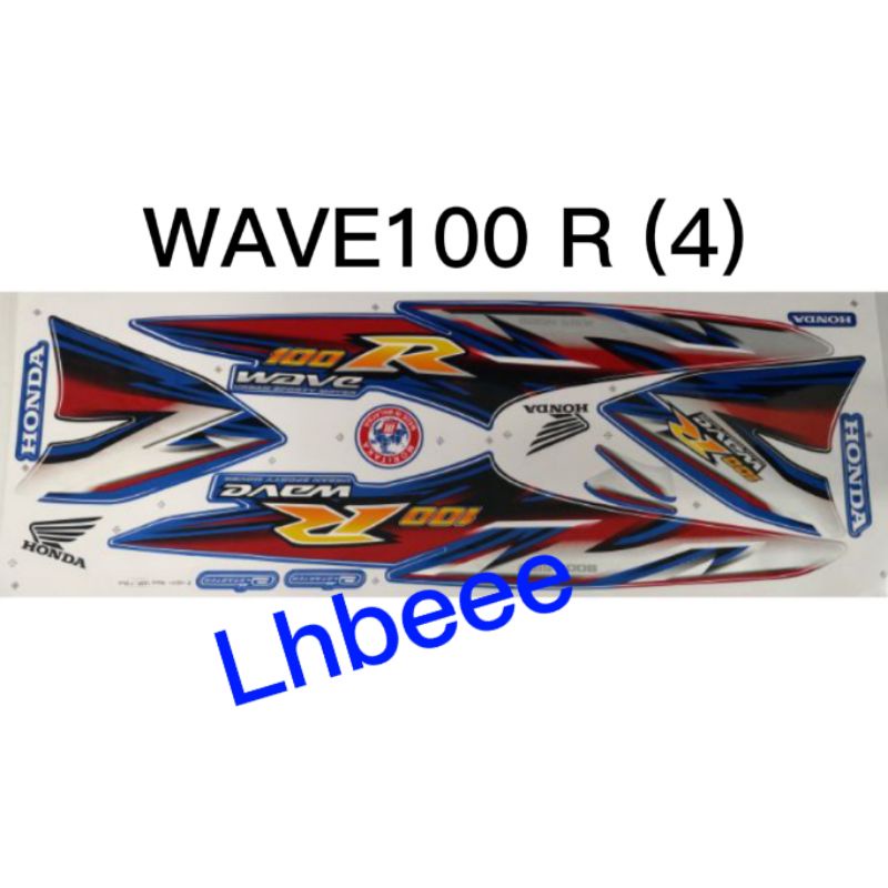 WAVE100 R (4) Body Sticker WAVE100R | Shopee Malaysia