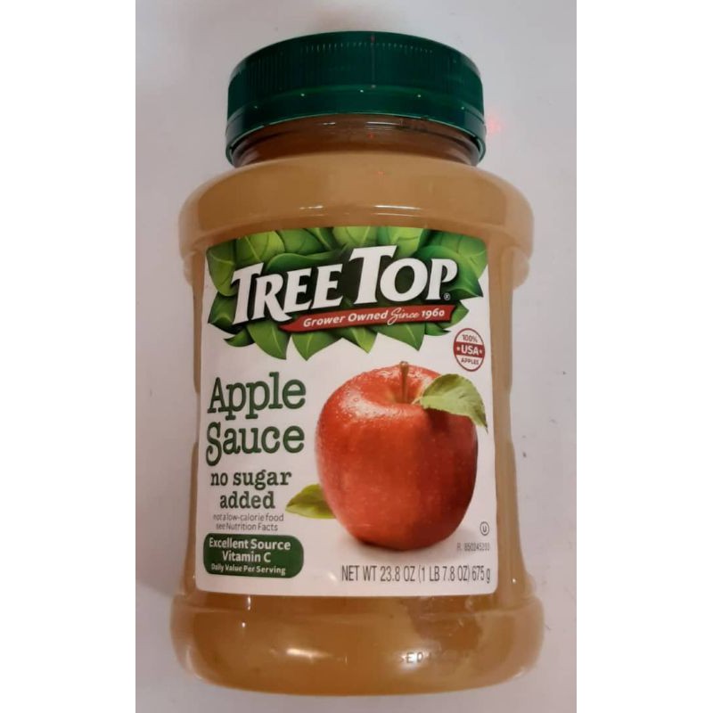 SENECA 100 Natural Apple Sauce 666g/TREETOP Natural Apple Sauce (NAS
