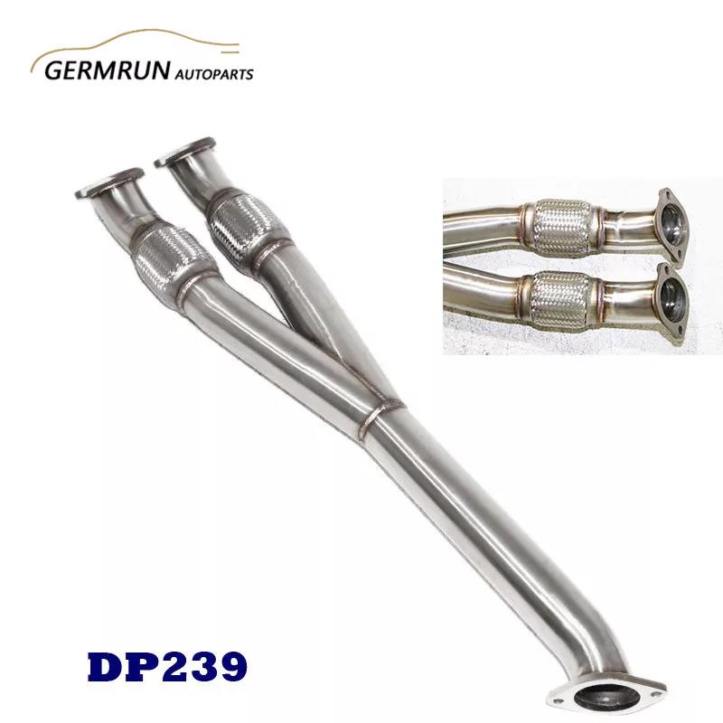Racing Performance SS Catless Exhaust Downpipe Y-pipe fit for Niss@n 04 ...
