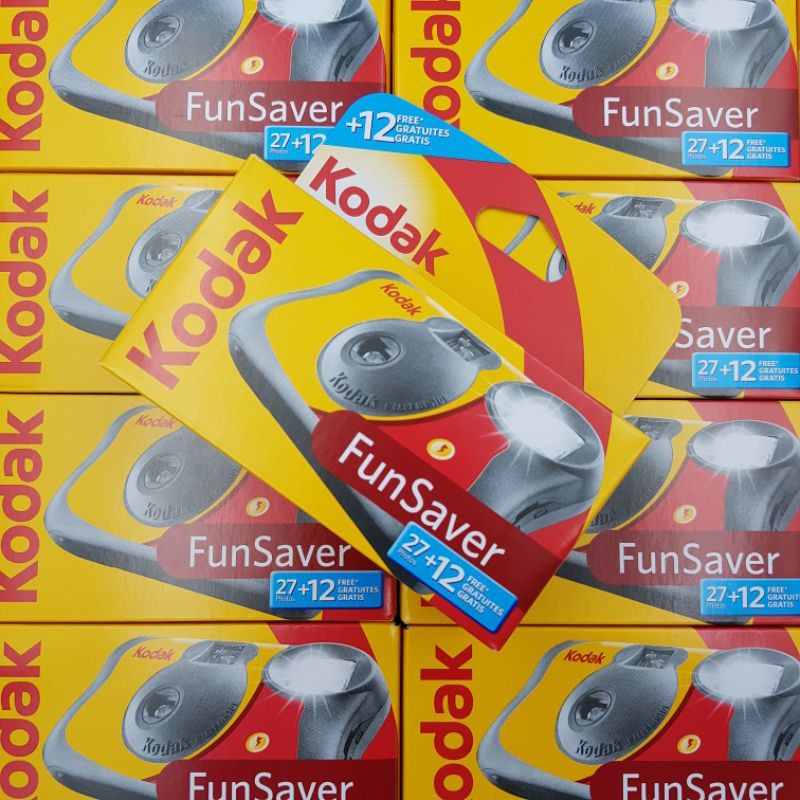 [39 Shot Promo] Kodak Funsaver / Fun Saver Disposable Camera 27+12 39Exp September 2025 (with