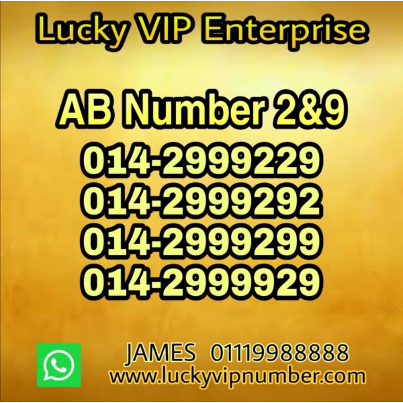 VIP Golden Mobile Number, VIP Golden Phone Number, Golden Number AB ...