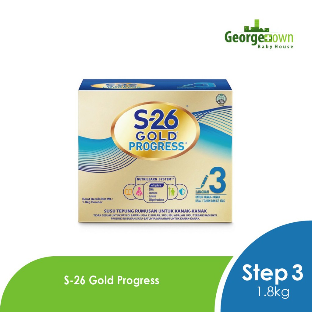 S-26 GOLD PROGRESS STEP 3 1.8KG (GTG) | Shopee Malaysia