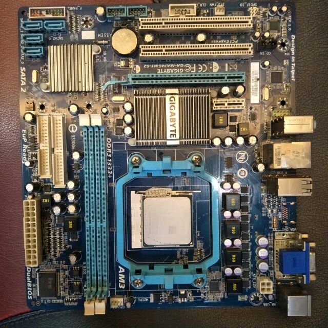 AM3 Motherboard With Althon X2 Processor Shopee Malaysia