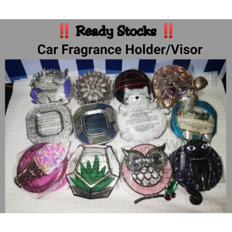 Disc Holder 🔹 Car Fragrance HOLDER / VISOR / VENT CLIP 🔹 Bath and Body