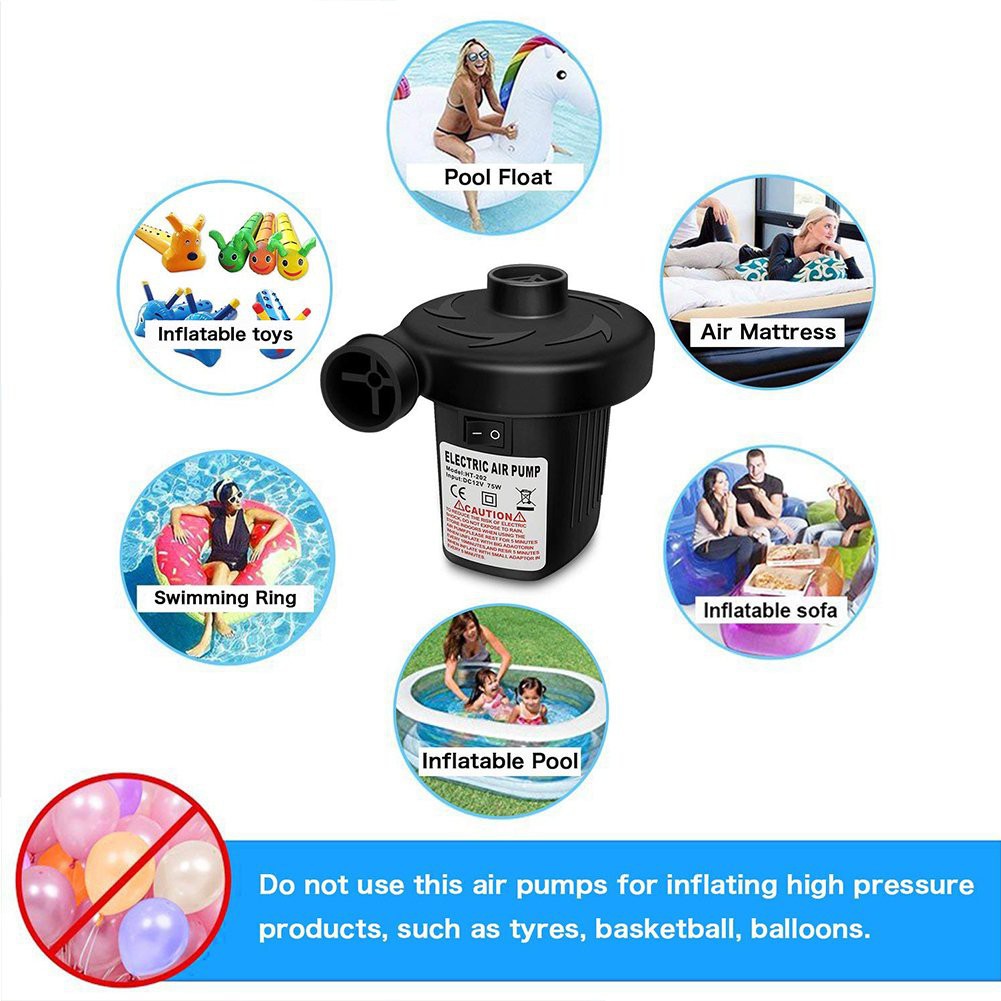 Electric air pump for exercise ball hot sale