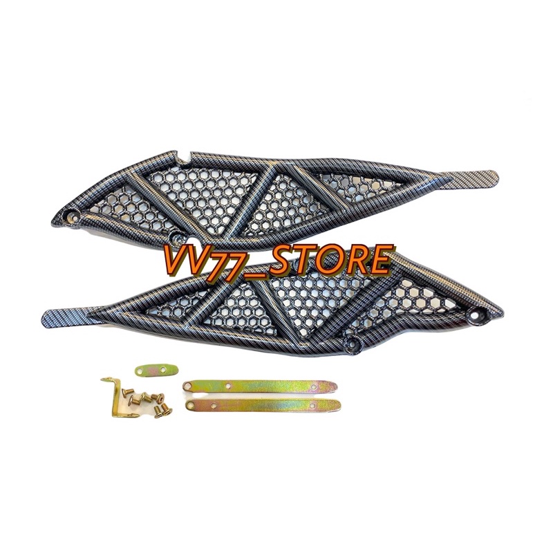 Honda RSX Side Engine Cover Carbon Crash Bar 1 Set Engine Cover RSX150