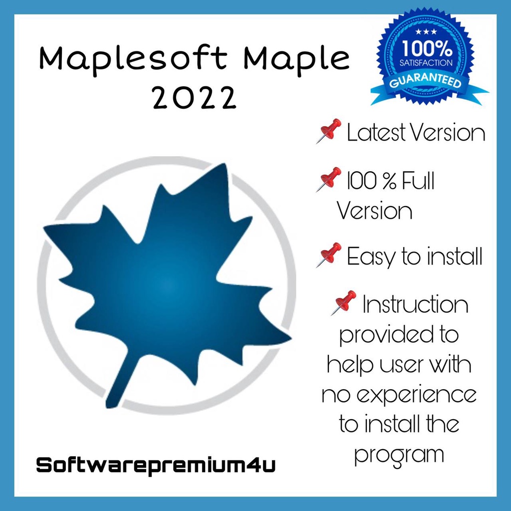 Maplesoft Maple 2023 2022 2021 2020 2019 🔥【Latest】🔥 Shopee