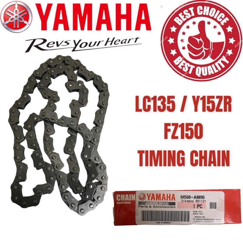 YAMAHA LC135 / FZ150 / Y15ZR V1V2 ORIGINAL YAMAHA TIMING CHAIN / RANTAI KECIL / RANTAI ENJIN