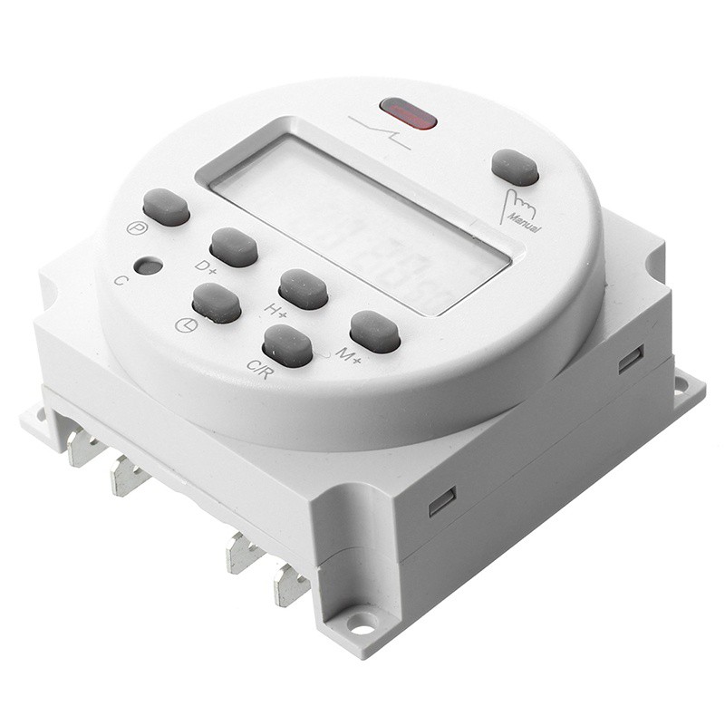 New LCD Digital Control Power Programmable Timer DC 12V 16A Time Relay ...