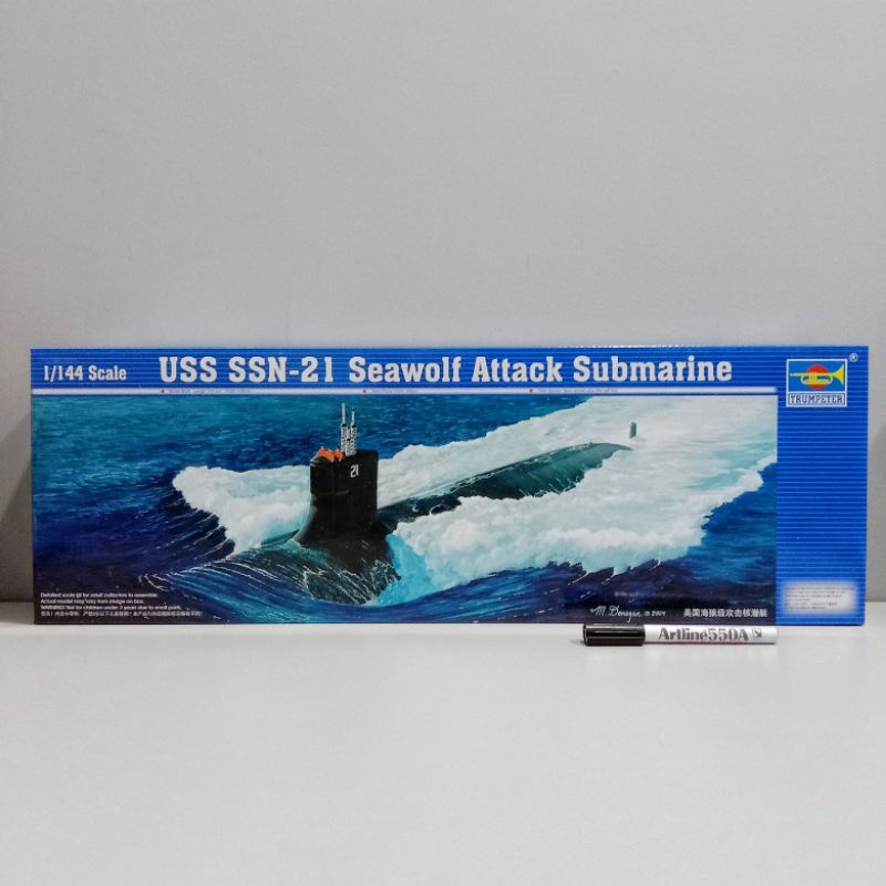 1/144 TRUMPETER Seawolf Attack Submarine 1:144 Scale | Shopee Malaysia