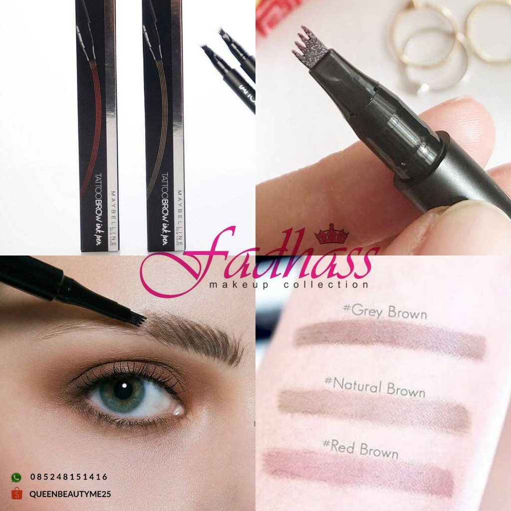 Maybelline Tattoo Brow Ink Pen 100 (original) Shopee Malaysia