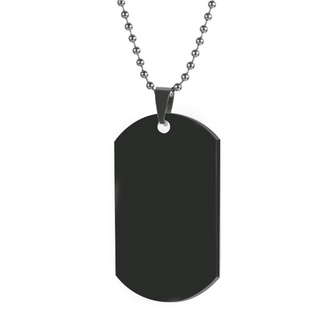 Dog Tags Military Necklace Gifts for Brother Black Dog Tag Necklace for Men Engraving Stainless Steel Pendant Call on Me Brother Veteran Gift