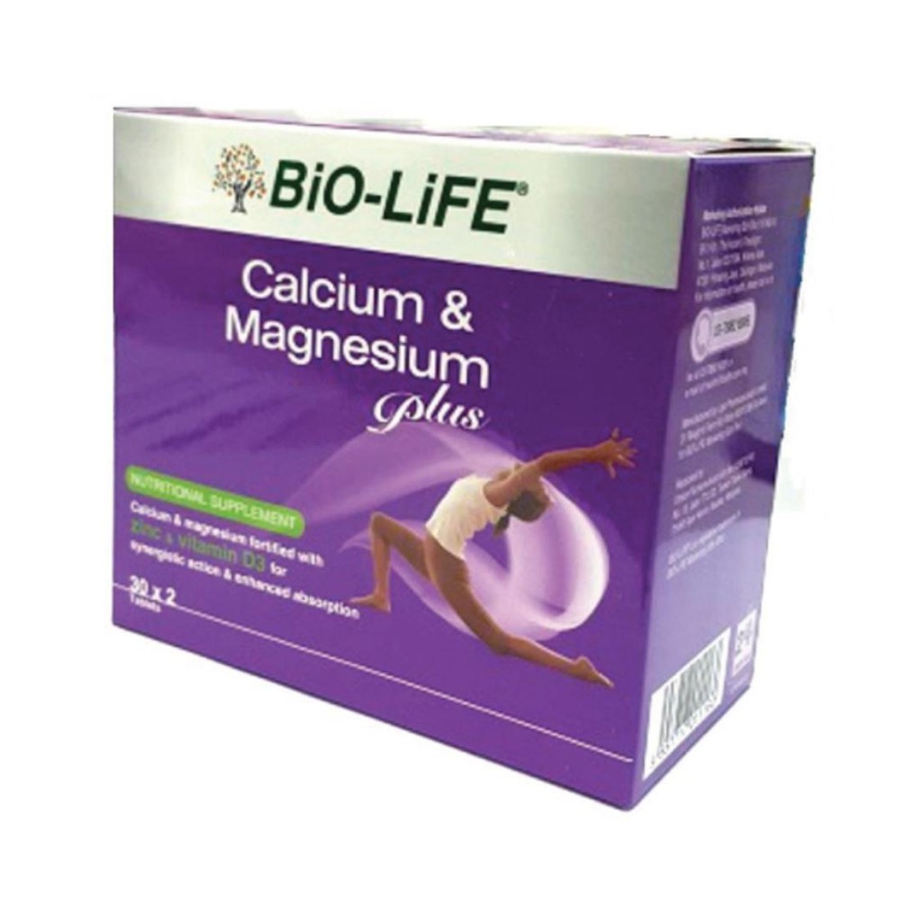 Bio Life Calcium And Magnesium Plus 30 S Expiry 12 24 Shopee Malaysia