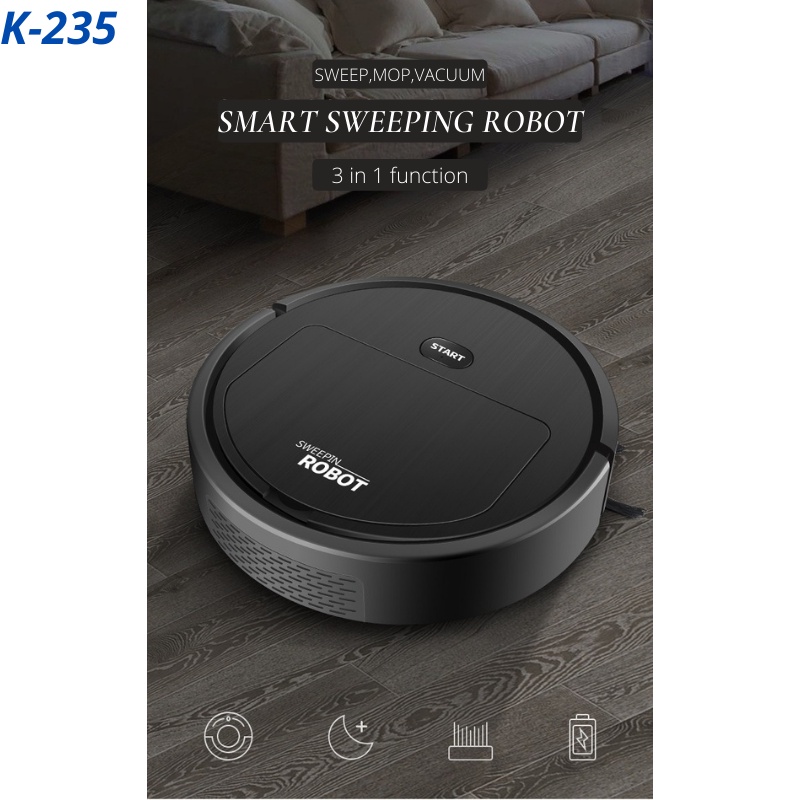 K235 Intelligent Sweeping Robot Mini Charging Aspirapolvere