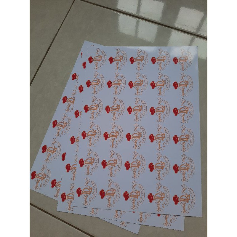 Print Photo Stickers A4 Size Glossy 30Pcs | Shopee Malaysia