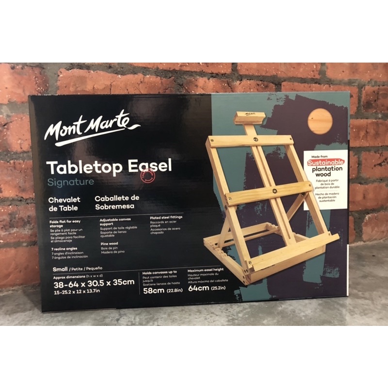 Mont Marte Tabletop Easel Signature Shopee Malaysia