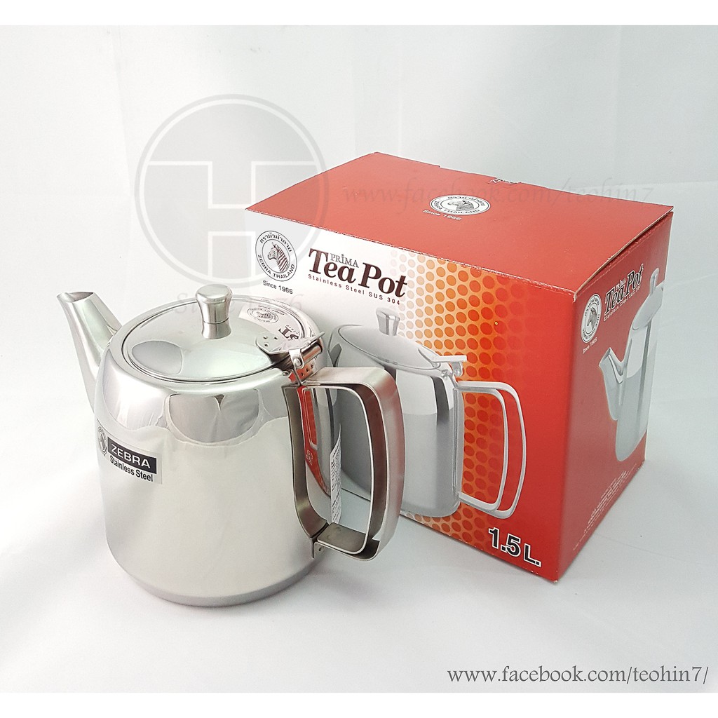 1.5L Zebra SUS304 PRIMA Tea Pot (w/Filter) | Shopee Malaysia