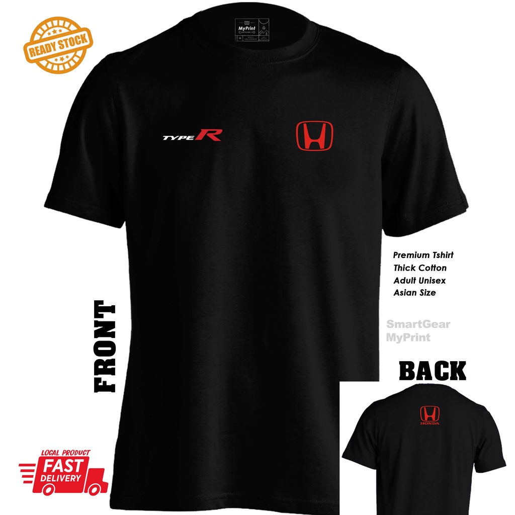 Honda Type R Cotton Tshirt | Shopee Malaysia