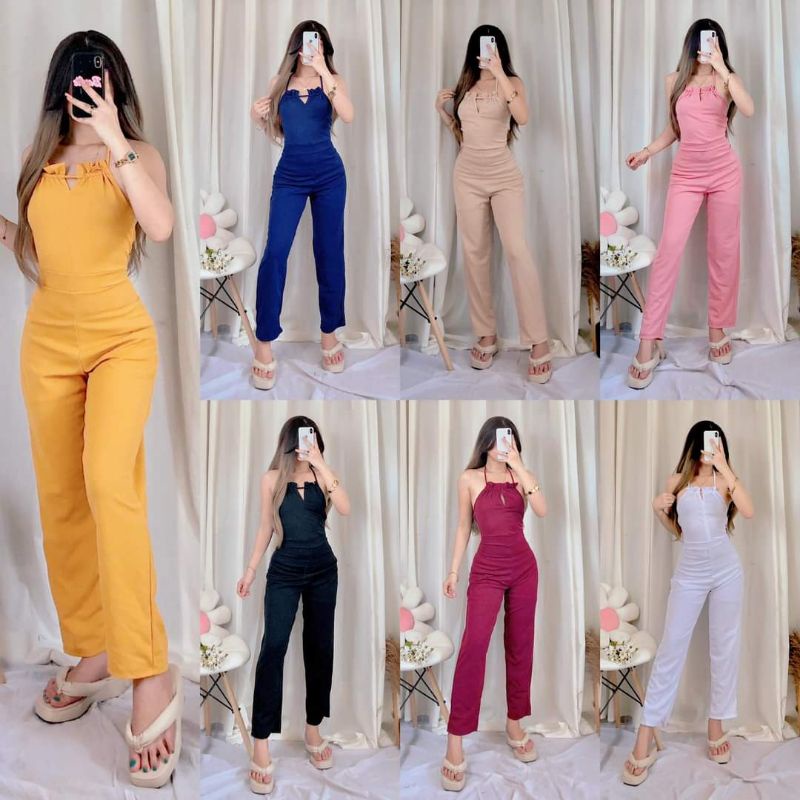 Julia Jumpsuit Backless | Shopee Malaysia