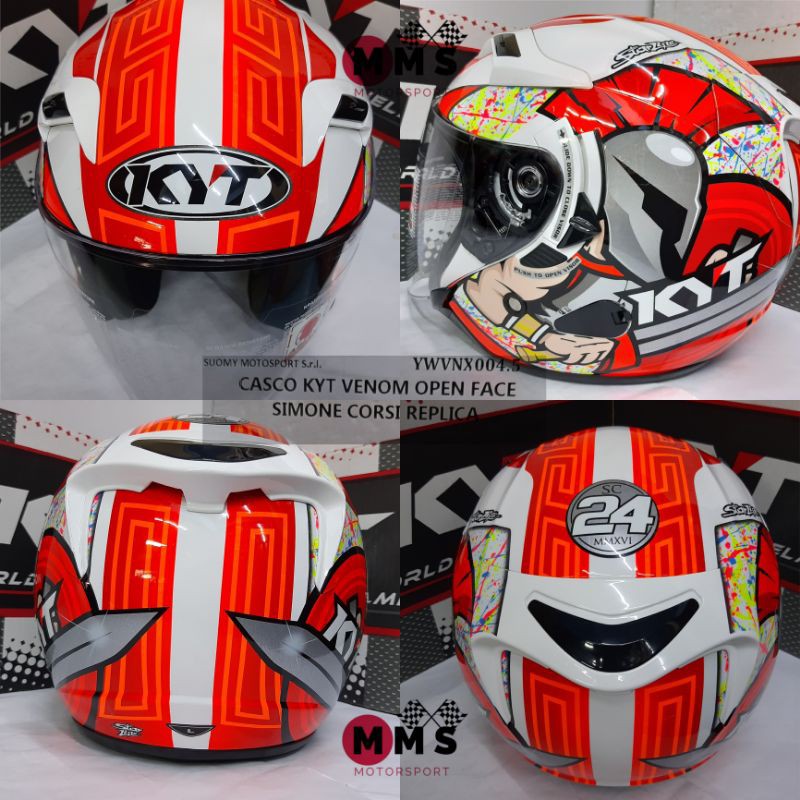 HELMET CASCO KYT VENOM OPEN FACE 100 ORIGINAL Shopee Malaysia