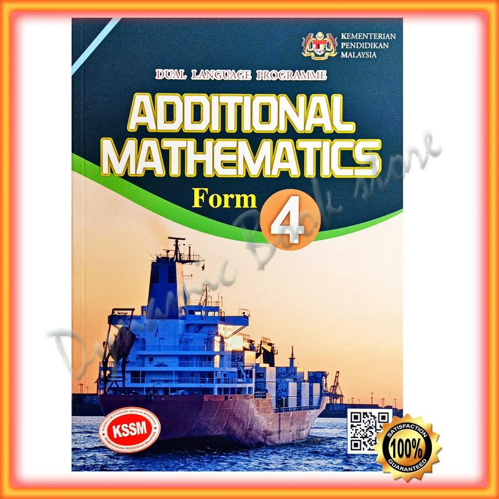 Buku Teks : Additional Mathematics DLP KSSM Form 4 | Shopee Malaysia