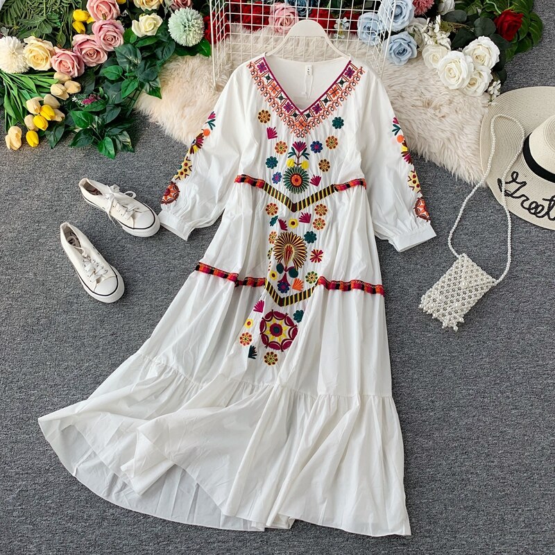 Shopee 2024 bohemian dress