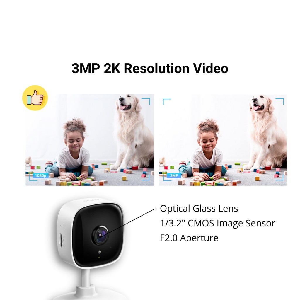 TP-Link WiFi Camera 3MP 2K Resolution CCTV WIFI Camera with Amazon ...