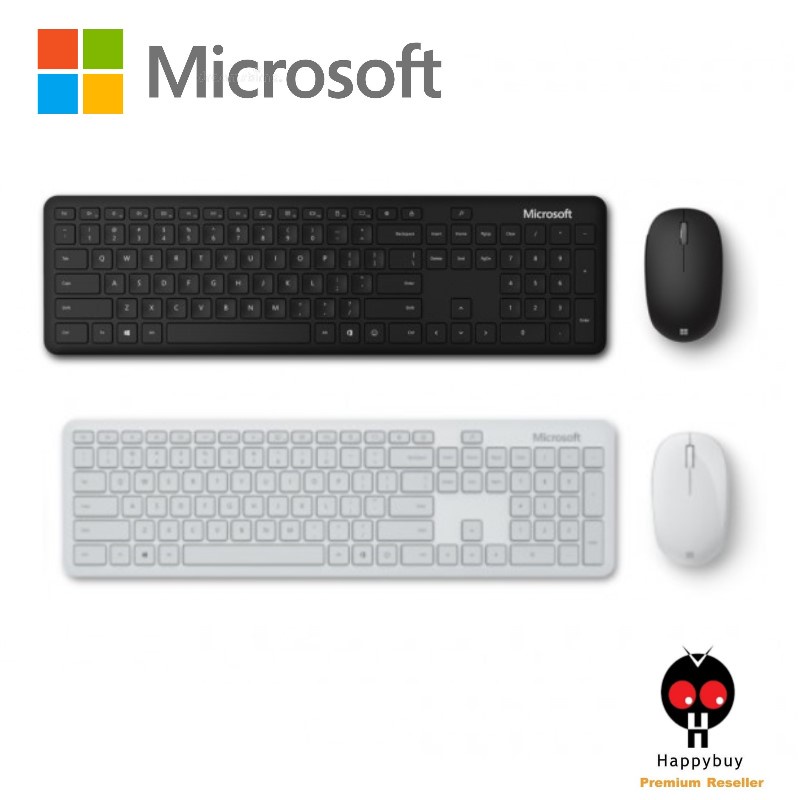 Microsoft Bluetooth Desktop Keyboard Mouse Combo Black / Monza Gray