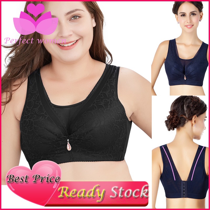 Ready Stock】 Women Bra 46/105 D cup Bra Full Cup Wired Underwear