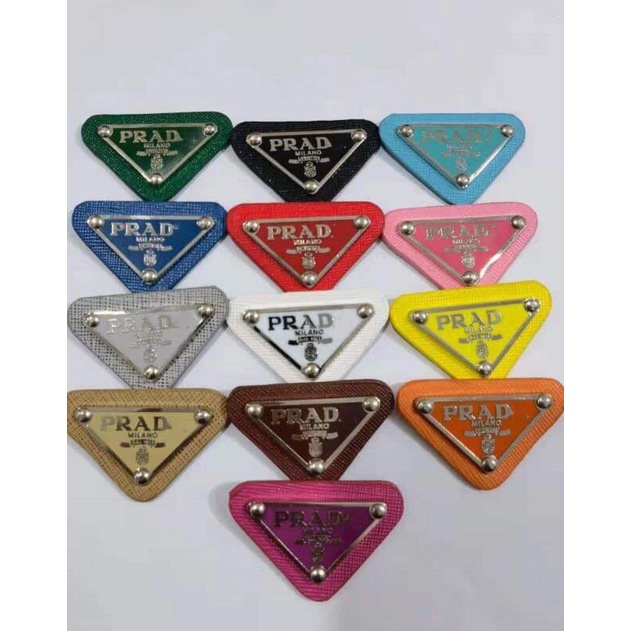 Prada Designer jibbitz for crocs with logo high quality Shopee Malaysia