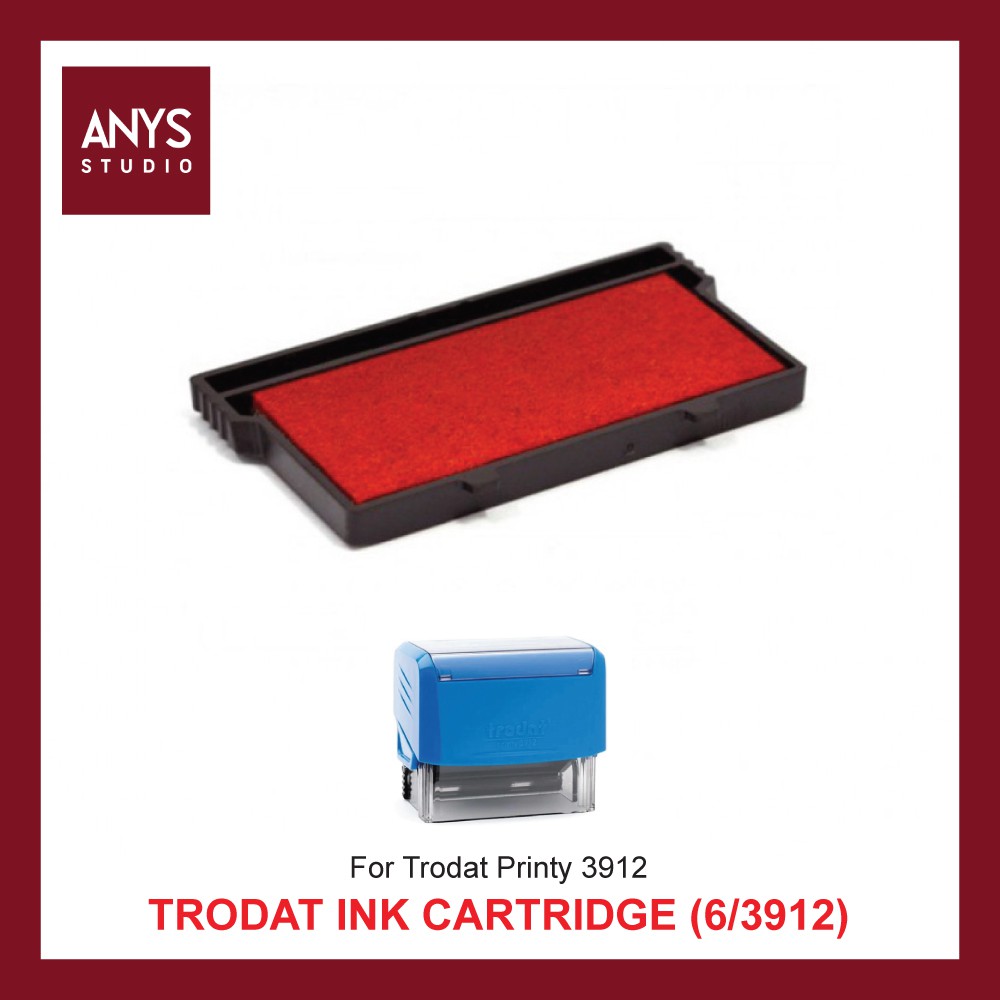 Trodat (6/3912) Ink Cartridge for Printy 3912 Self-Inking Stamp ...