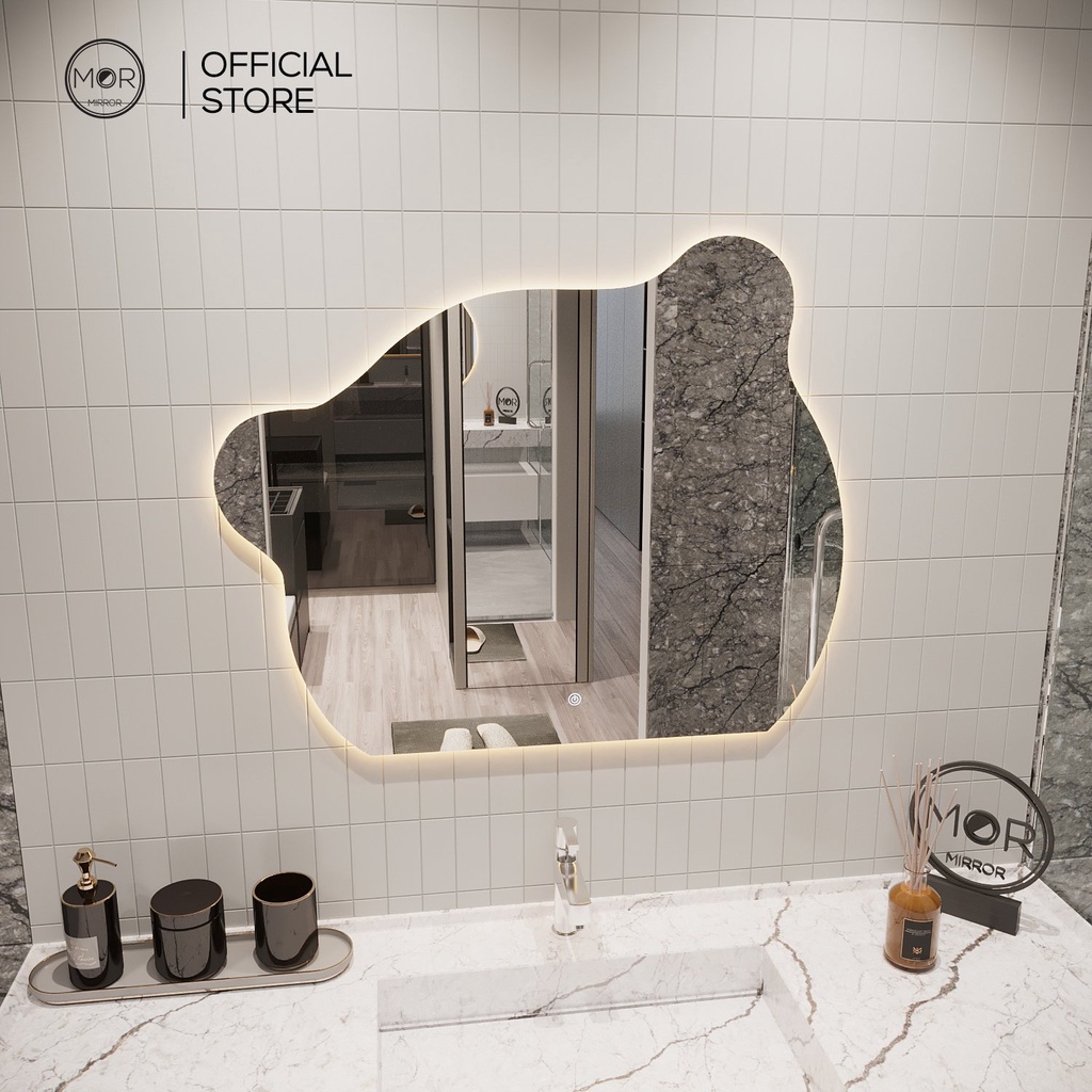 Wall MIRROR Decor Bear Decor Premium Bathroom MOR MIRROR Full Size