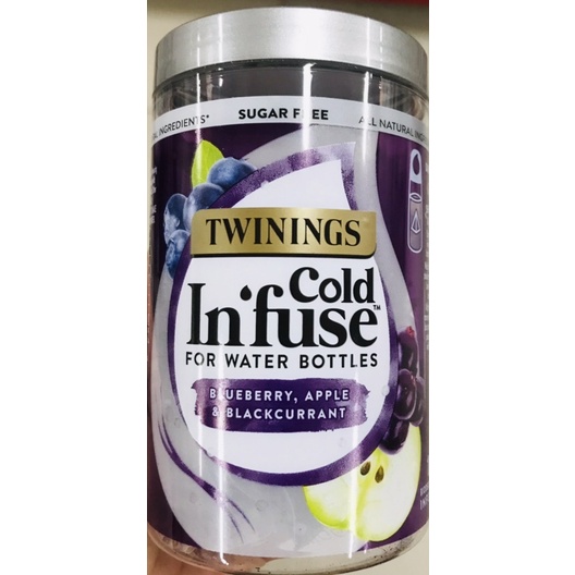 Twinings Blueberry, Apple & Blackcurrant Cold Infuse For Water Bottles ...