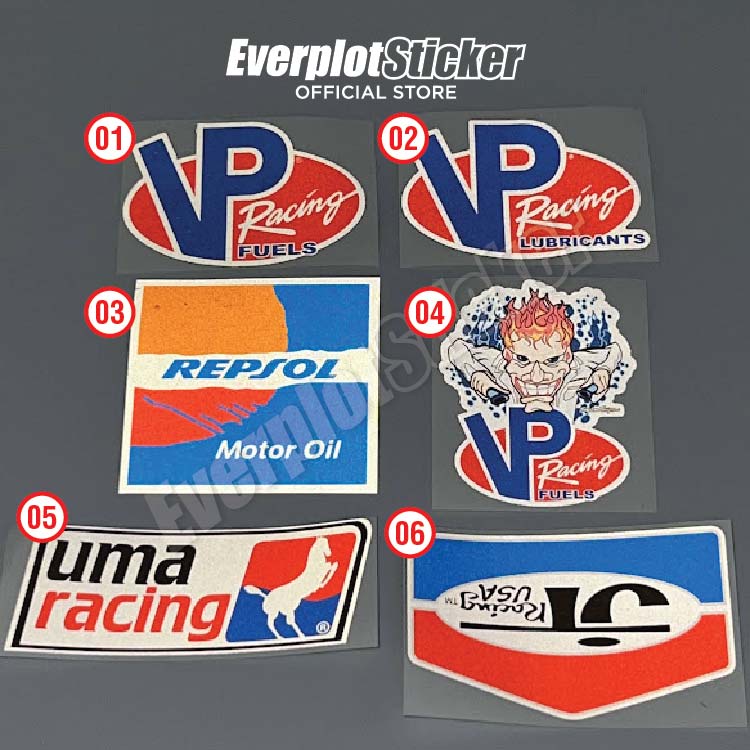 🔥ReadyStock🔥 Sticker Pantulan Cahaya Combo, vp racing, hrc, eneos, 46 ...