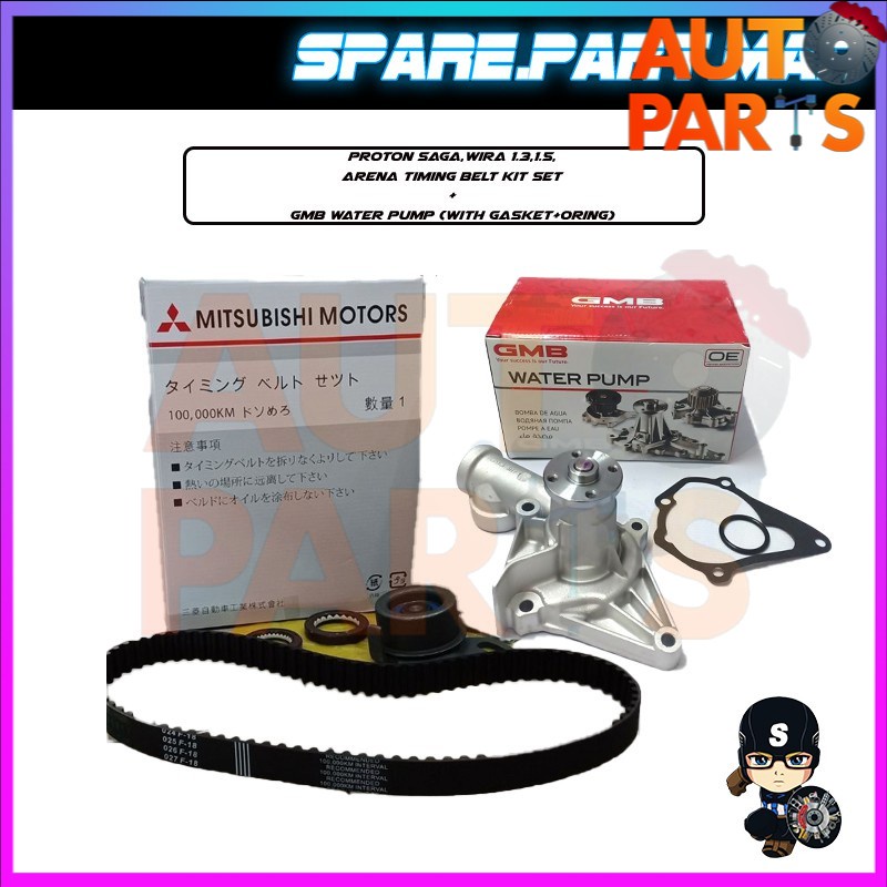 Proton Saga,Wira 1.3,1.5,Arena Timing Belt Kit Set+GMB Water Pump (With ...