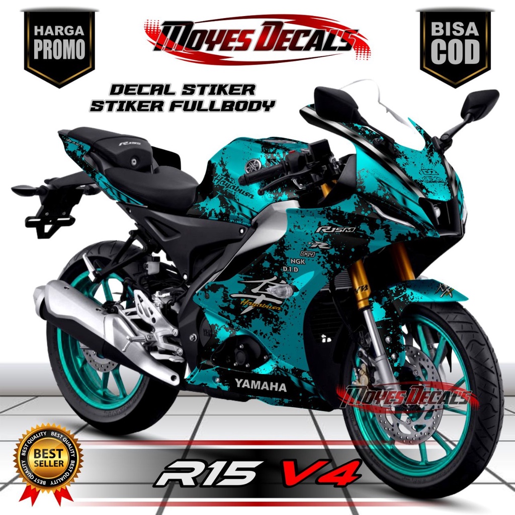 MERAH Decal R15 V4 Decal Sticker R15 V4 Fullbody Hayabusa Motif Red ...