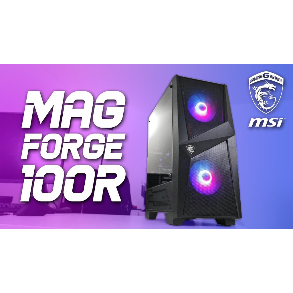 [Ready Stock] MSI MAG FORGE 100R ATX Micro-ATX Mini-ITX Gaming PC ...