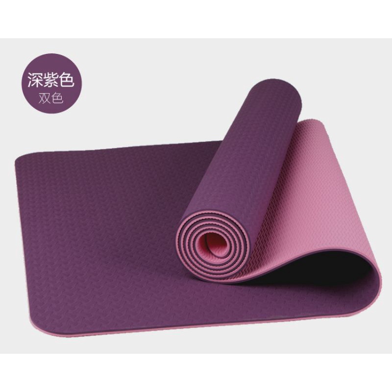 🔥READY STOCK🔥HIGHEST GRADE Premium TPE Yoga Mat[Dual Layer] Antislip